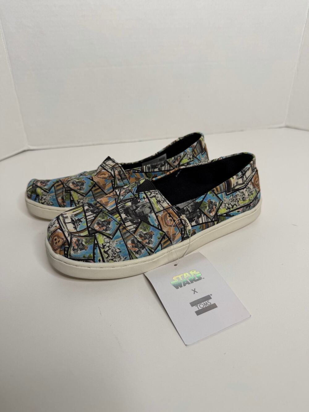 NEW Toms X Star Wars 3Y Slip On Shoes Unisex